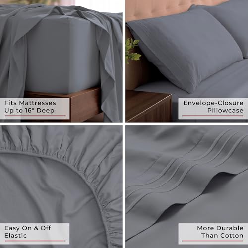 Iconic 4 Piece (1375 Mineral Gray / King)