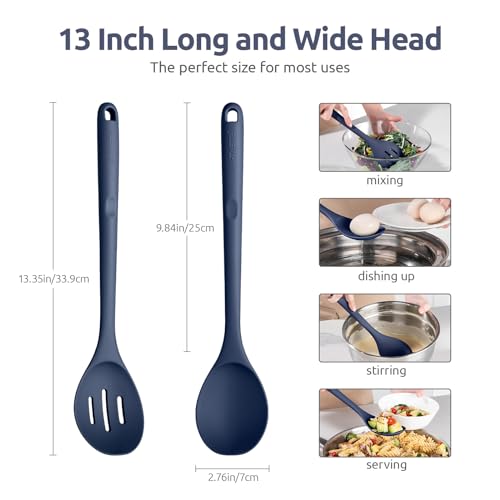 Silicone Spoons Set of 2 (Midnight Blue)