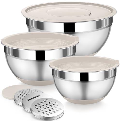 Mixing Bowl with Lid Set of 3
