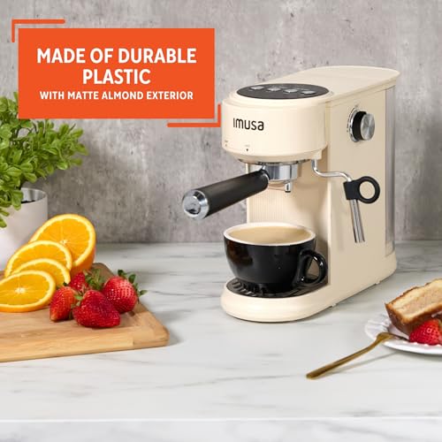 1 or 2 Cup Electric Slimbrew Espresso Cappuccino Coffee Maker (2 Cup / Almond)