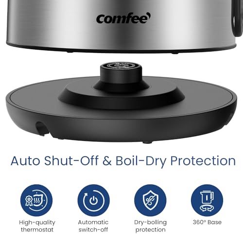 Stainless Steel Electric Kettle (1.8 Quarts / Stainless Steel)