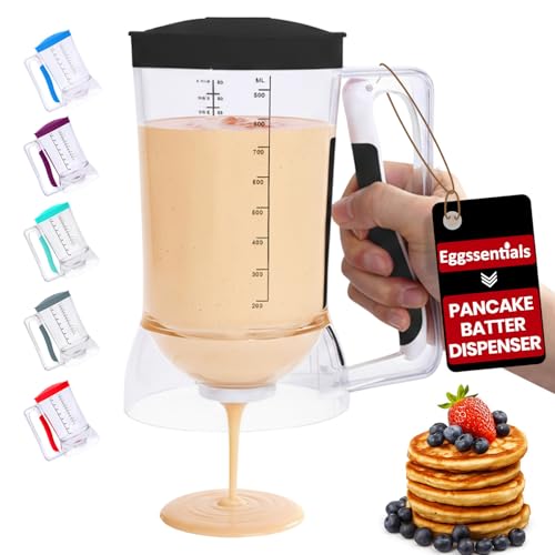 Pancake Batter Dispenser (Black Midnight / 4 Cup Capacity)