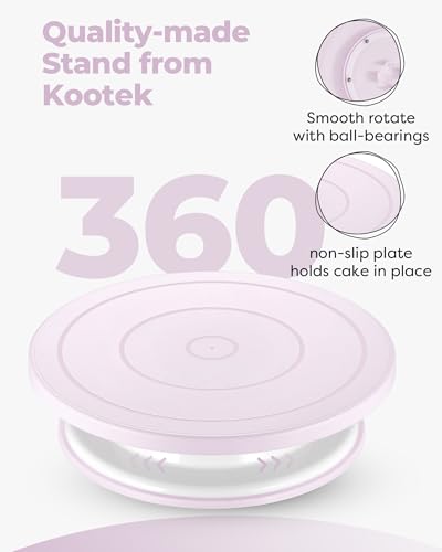 71 Cake Decorating Kit Baking Supplies Tools for Beginners & Pros (Light Purple)