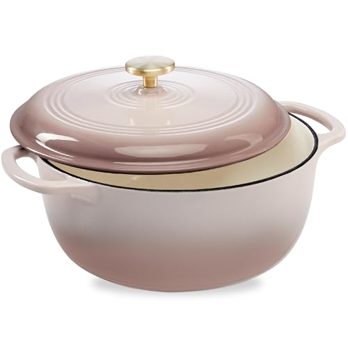 7.5 Quart Enamel Cast (Mushroom Beige / 7.5qt Round)
