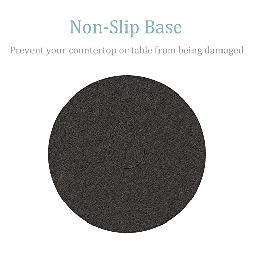 Black Standing Paper Towel Holder for Kitchen& Bathroom Countertop