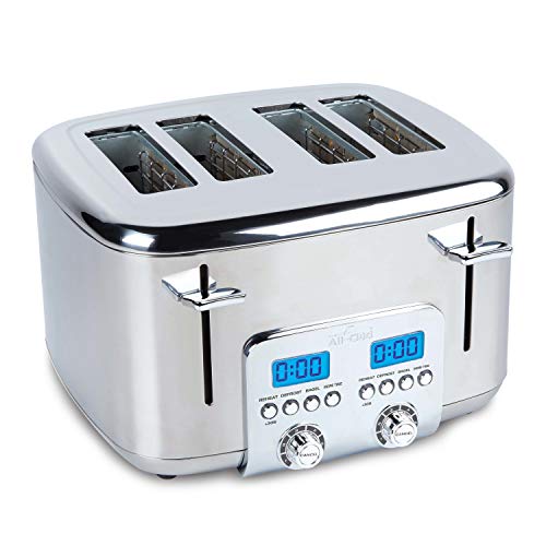 Electric Stainless Steel Toaster (4 Slice LED)