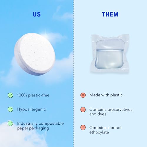 100% Plastic Free Laundry Detergent Tablets (120 Count)