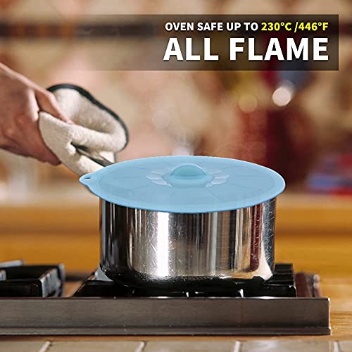 Silicone Bowl Covers (Clear Agave Blue)