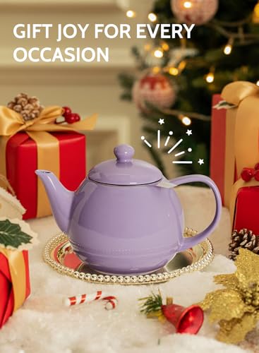 Teapots for Tea (Purple / 27oz (with infuser))