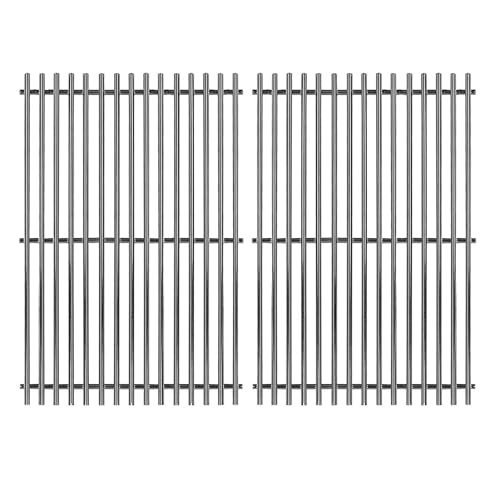 19.5" Stainless Steel Cooking Grates for Weber Genesis 300 Series (19.5"D x 25.5"W)