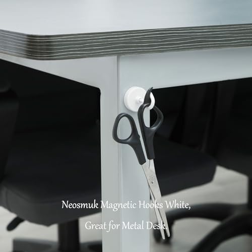 Magnetic Hooks (White / 1.02 inches)