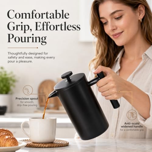 34oz Black Coffee Maker (Black)