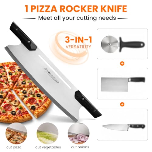 13 Inch Pizza Cutter Rocker (Black)