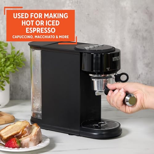 1 or 2 Cup Electric Slimbrew Espresso Cappuccino Coffee Maker (2 Cup / Black)