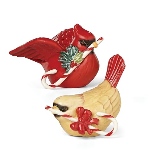 880133 Winter Greetings Bird Salt And Pepper Set (Salt & Pepper Set)