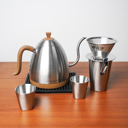 Artisan Electric Gooseneck Kettle (Stainless Steel)