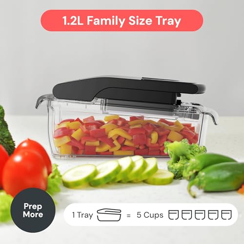 Pro Original Vegetable Chopper & Spiralizer (Clear / 4 in 1)