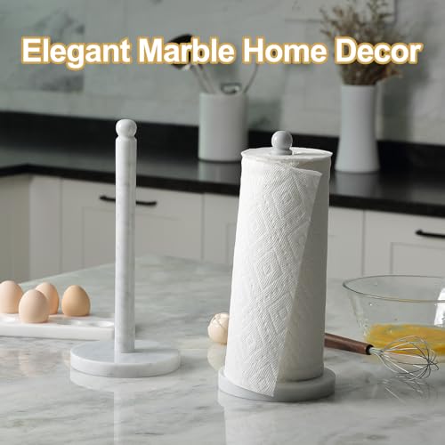 Carrara Marble Paper Towel Holder Countertop