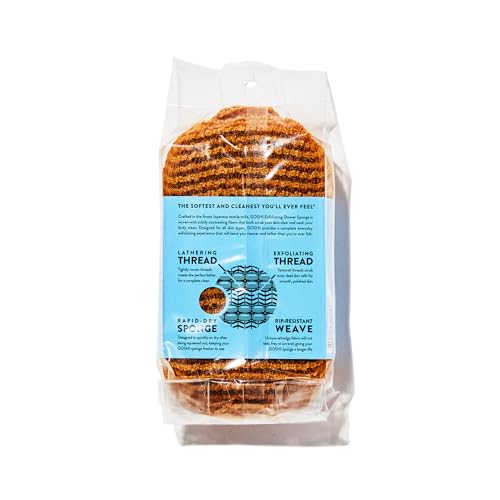 Exfoliating Shower Sponge (Marigold Yellow)
