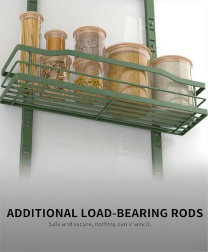 Sage Green 9 Tier Over The Door Pantry Organizer (9-Tier Standard / Sage Green)