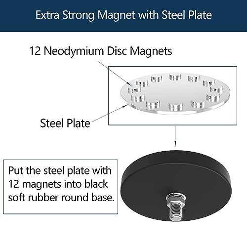 Heavy Duty Large Magnetic Hooks (2 Count)