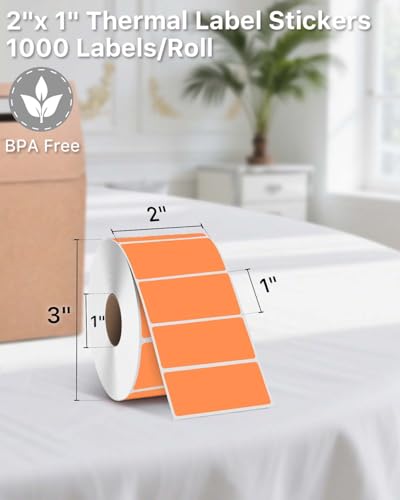 2x1 Inch Thermal Labels