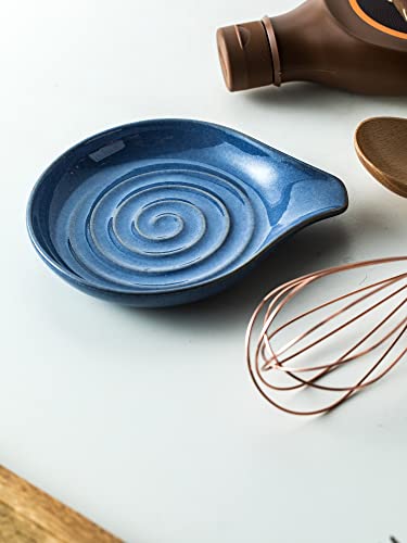 Spoon Rest Large Ceramic Spoon Holder for Stove Top