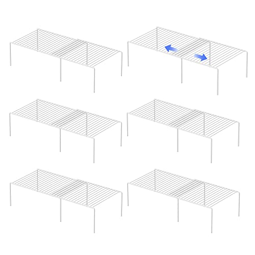 Cabinet Storage Shelf Rack (6 Count)