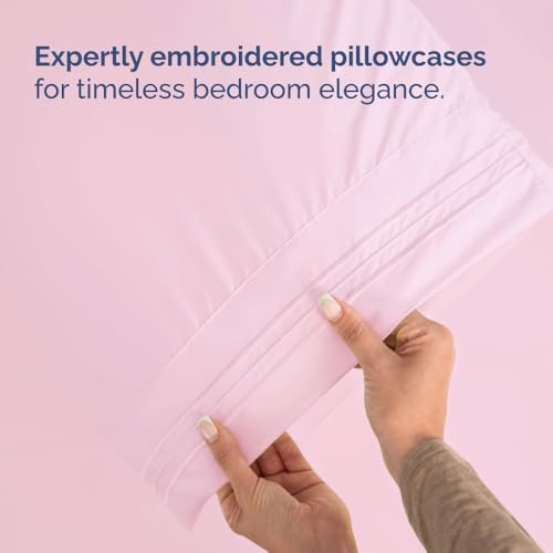 Flex Top Split Head King 4 Piece Sheet Set (32 - Light Pink / Split Head/Flex Top)