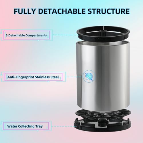 Utensil Holder (silvery)