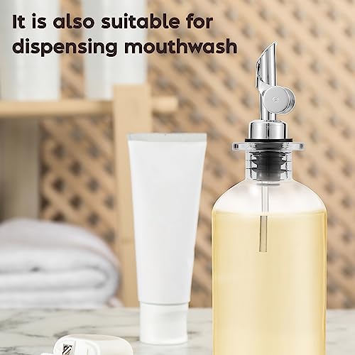 Olive Oil Dispenser Bottle (11.8 fl oz (4-Pack) / Silver)