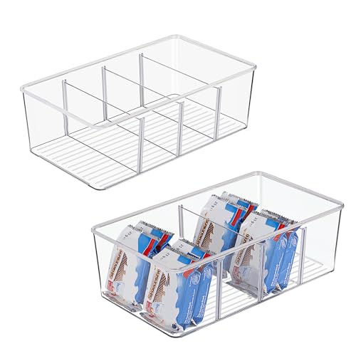 2 Pack Food Storage Organizer Bins (2 Pack)