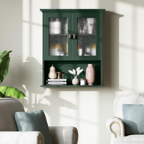 Bathroom Cabinet Wall Mount (Forest Green)