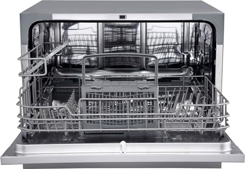 DWP63 21-5/8 Inch Wide 6 Place Setting Countertop Dishwasher - Black (Black)