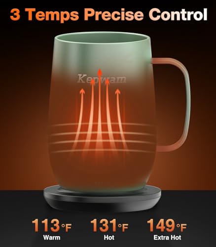 Heated Coffee Mug T2 (Sage Green)