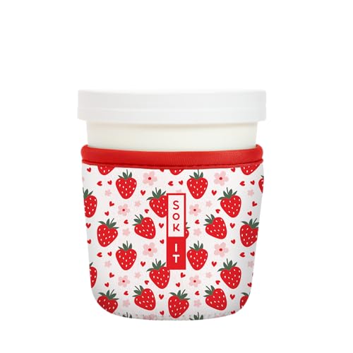IceCreamSok Insulated Neoprene Cover (Berry Sweet / Fits Tapered Pints)