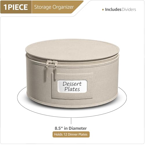 China Storage Containers (Beige / Salad Plate Storage)