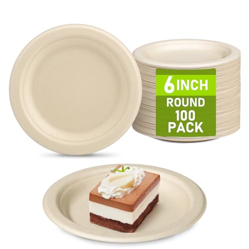 Small Paper Plates (6 Inch 100 Pack)