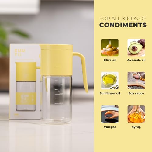 Olive Oil Dispenser Bottle 18.6oz (Yellow)