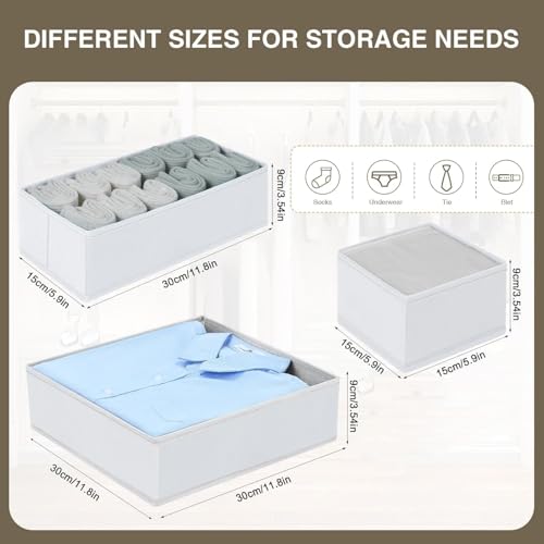 Drawer Organizer Clothes (24 Count)