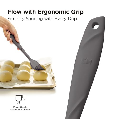 WaltzGrip Platinum Silicone Basting Pastry Brush (2 Count)