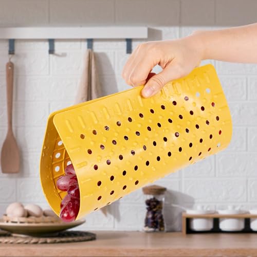 Kitchen Sink Mat (Yellow / Rectangle:12" x 10")