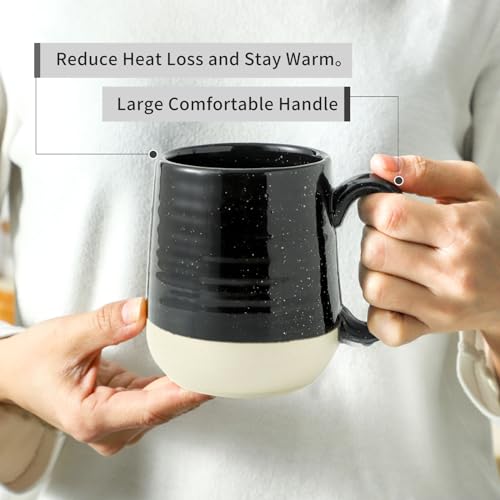 Coffee Mugs Ceramic (Black / Set of 6)