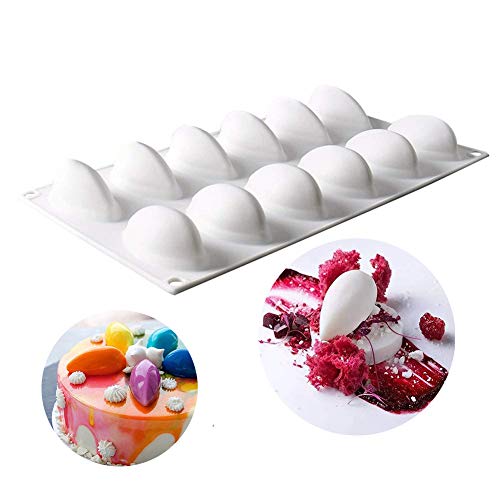 Olive Shape Silicone Mold for Baking Mousse Cake