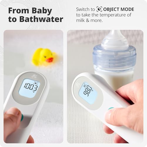 No Touch Infrared Digital Thermometer for Adults (White)