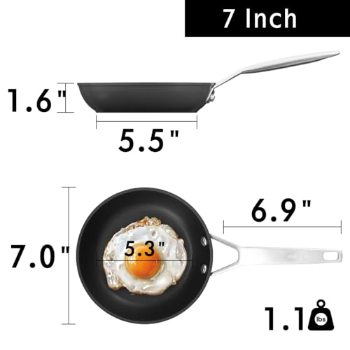 7 Inch Small Nonstick Frying pan (7 Inch)