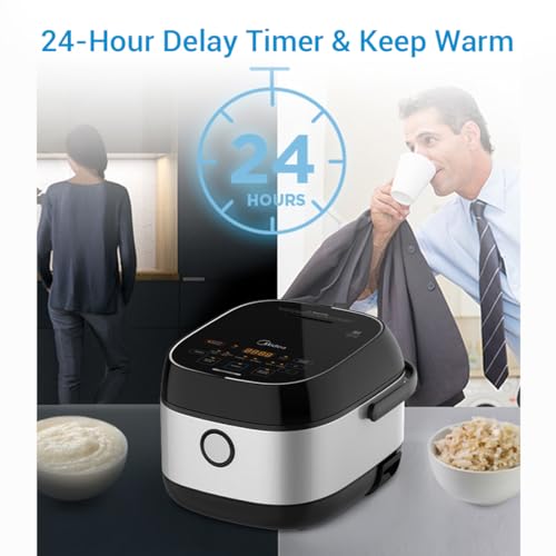 3L Rice Cooker with Steamer Basket