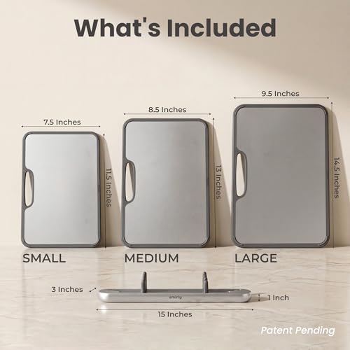 Titanium Cutting Board for Kitchen (Silver)