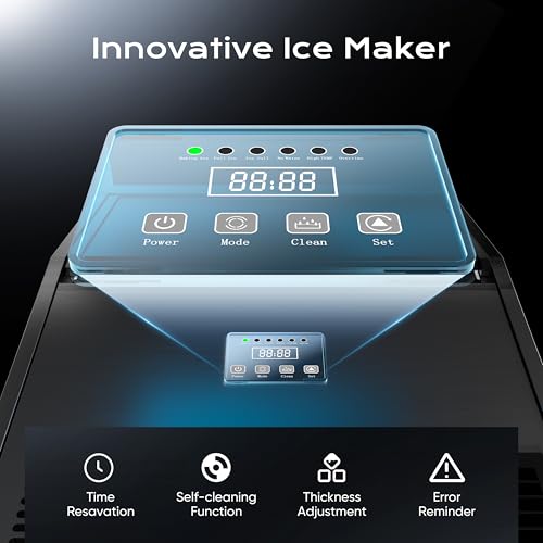 Commercial Ice Maker Machine 200 Lbs (200LBS/24H-Head and Bin)