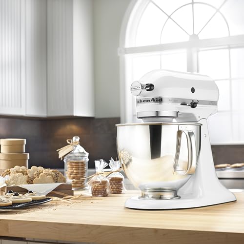 Artisan, 5-Qt Tilt Head Stand Mixer, KSM150PS, White (White)